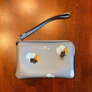 Coach Leather Wrist Wallet